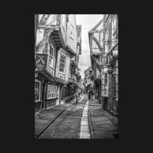 York City, Shambles, Black And White T-Shirt