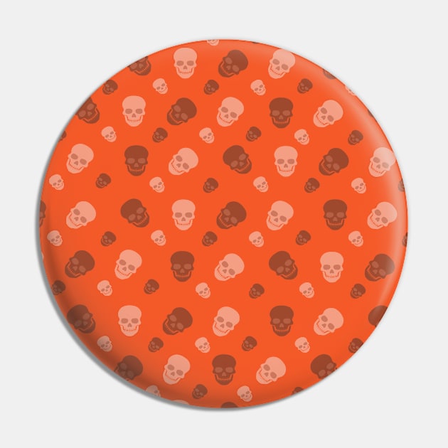 halloween skulls - orange Pin by persa