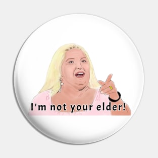 Angela - not your elder Pin