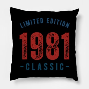 Limited Edition Classic 1981 Pillow