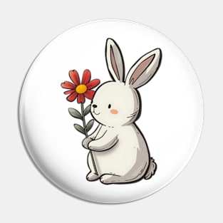 Lovely Easter Bunny Pin