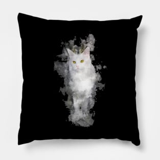 WATER COLOR CAT Pillow