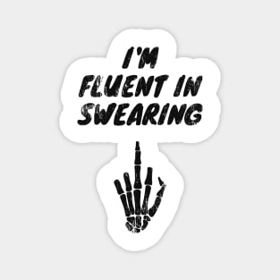 Good At Swearing Sarcasm Humor Irony Fun Magnet