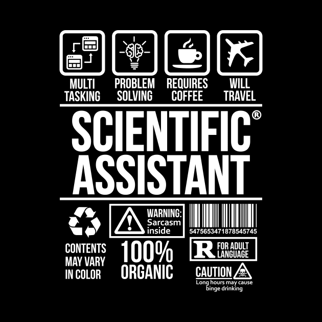Scientific assistant T-shirt | Job Profession | #DW by DynamiteWear