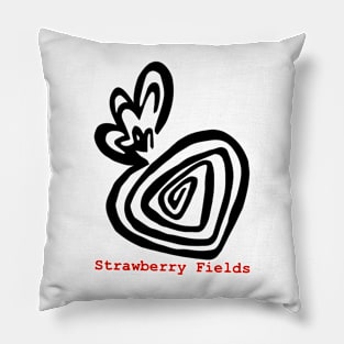 Strawberry Loop Pillow