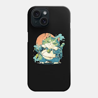 The Legendary Neko Samurai Phone Case