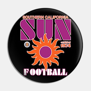 Southern California Sun Football Pin