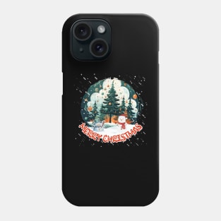 MERRY CHRISTMAS, LET IT SNOW,SNOWMAN Phone Case