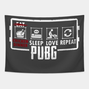 Eat Sleep Love X Pubg Compilation Tapestry