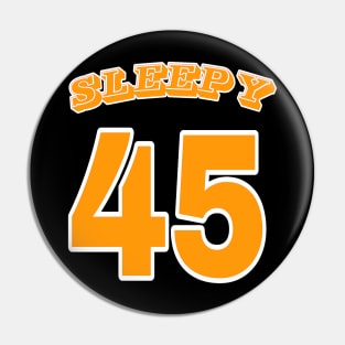 Sleepy 45 - Back Pin