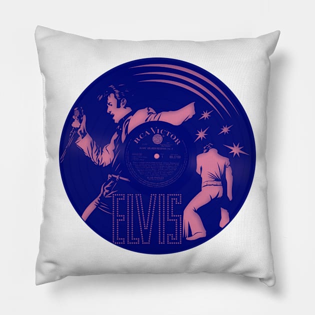 elvis presley Pillow by rossland lumberjack