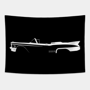 Cadillac Eldorado Biarritz (1958) Silhouette Tapestry