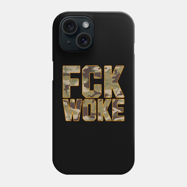 anti woke Phone Case by Garment Monkey Co.