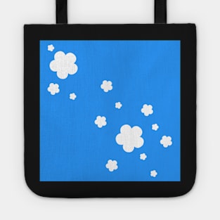 Blue Flower dress Tote