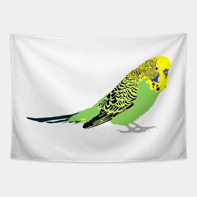 Budgie Tapestry by stargatedalek