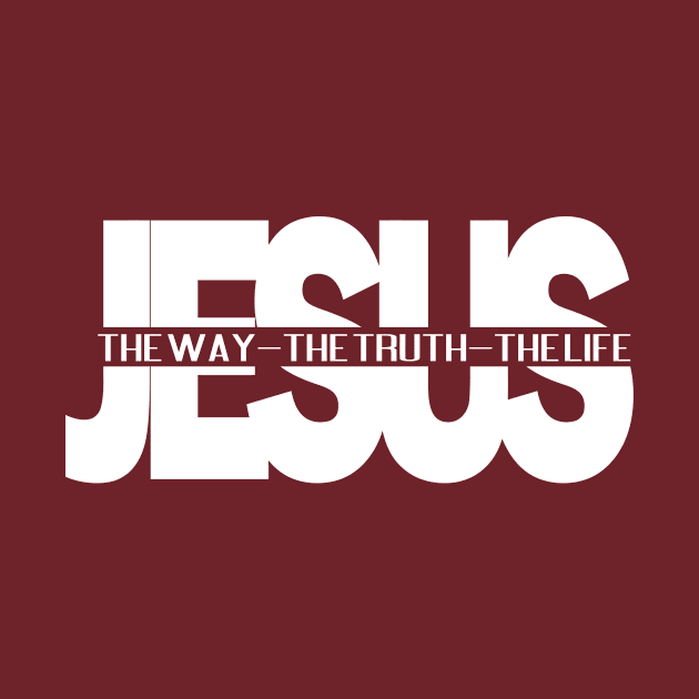 I am the way, and the truth, and the life; no one comes to the Father, but through Me - John 14:6 | Bible Quotes by Hoomie Apparel