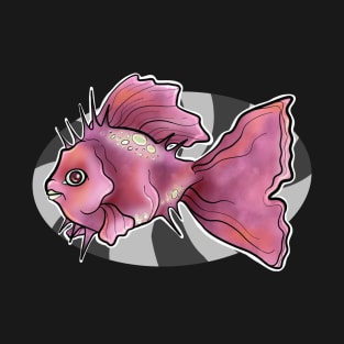 Pink Orange  glowing fish T-Shirt