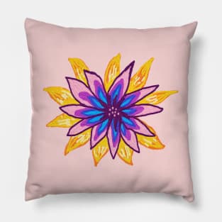 My garden full of flowers, vintage Flower patterns, oil painting Pillow