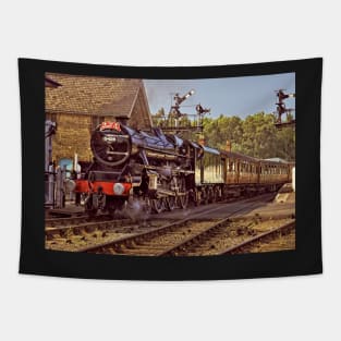 Steam Train on North York Moors Railway Tapestry