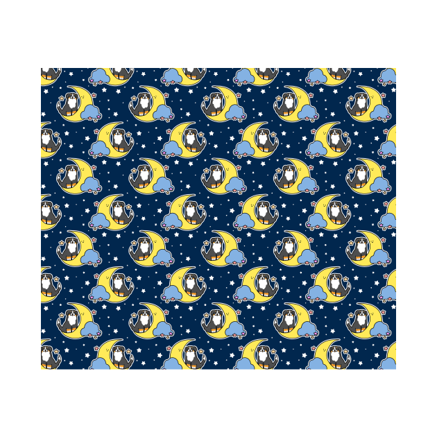 Moon Bernie Star Pattern by saradaboru