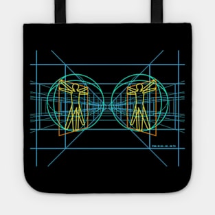 Vitruvian Space Man Tote