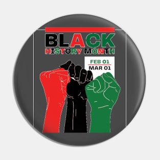 Black History  month Pin