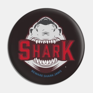 beware shark jaws Pin