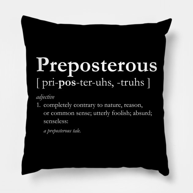 Preposterous Pillow by Stacks