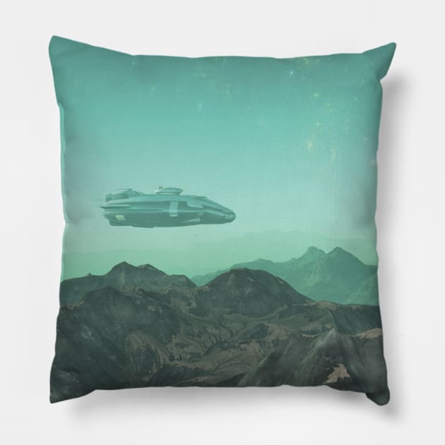 The Alien Planet Pillow by Ryan Rad