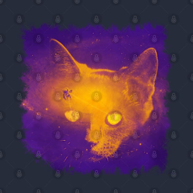 Astro Cat purple by Frajtgorski