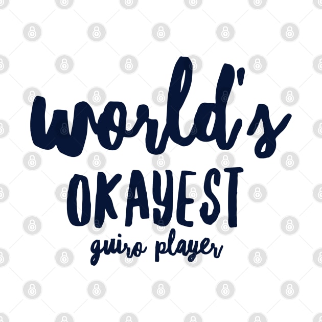 World's Okayest Guiro Player by coloringiship