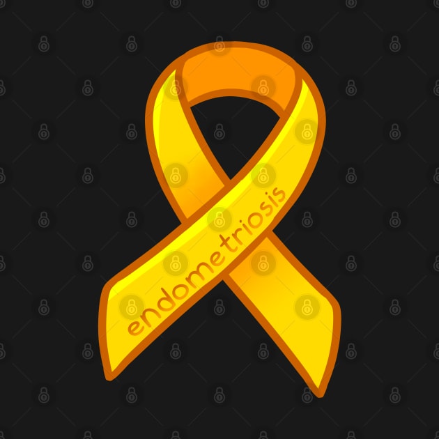 Endometriosis Awareness Ribbon by leashonlife