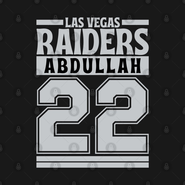 Las Vegas Raiders Abdullah 22 Edition 3 by Astronaut.co