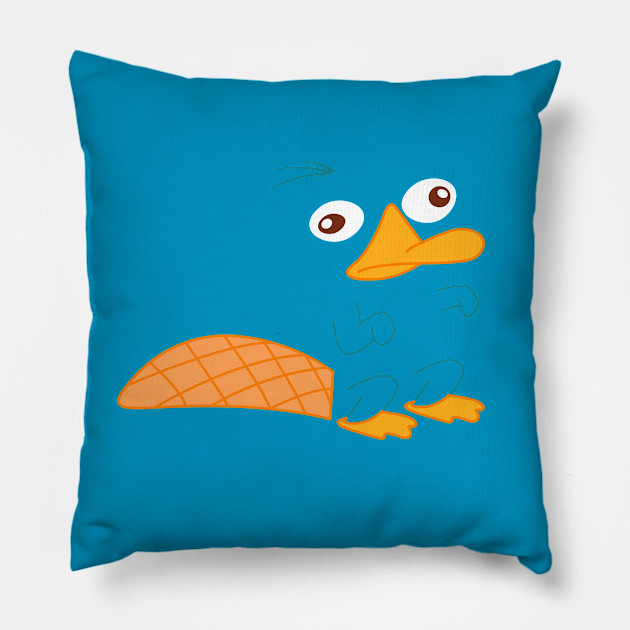 perry the platypus pillow