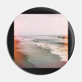 Rainbow Seas - Modern Coastal Photograph Pin