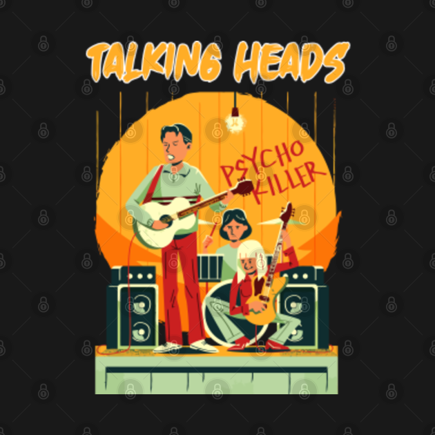 talking heads fanart Talking Heads TShirt TeePublic