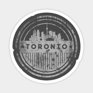 Toronto Grunge Cityscape Magnet