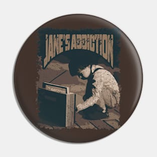 Jane's Addiction Vintage Radio Pin