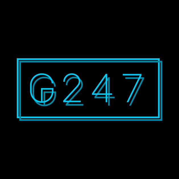 G247 logo glitched v3 by kadaga