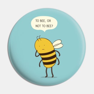 Confused Bee Pin