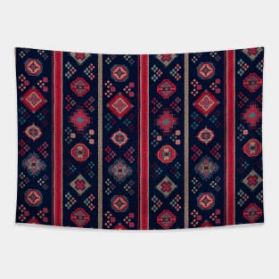 Caucasian Rugs(Stripe) - Indigo Tapestry