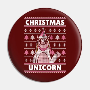 CHRISTMAS UNICORN Pin