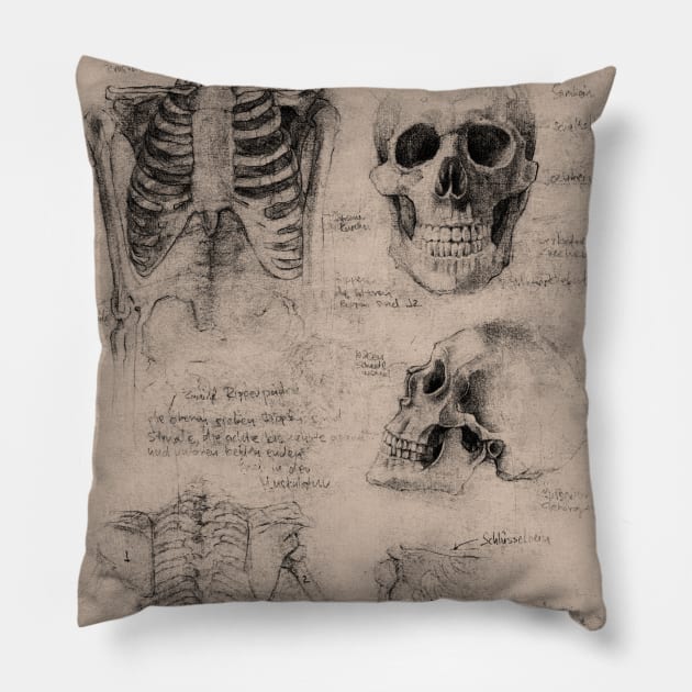 Skeleton Pillow by mikekoubou