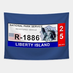 2025 Liberty Island National Park Parking Permit Tapestry