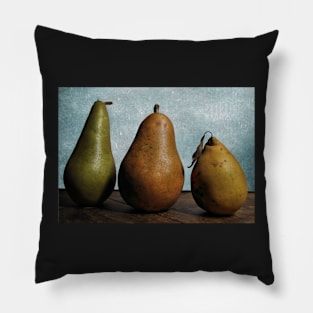 Three Pears - Still Life Pillow