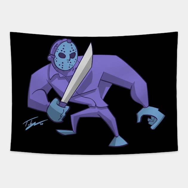 Retro Jason Tapestry by Tuckerjoneson13