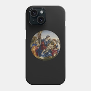 The Holy Family with Saint John the Baptist and Saint Margaret Phone Case