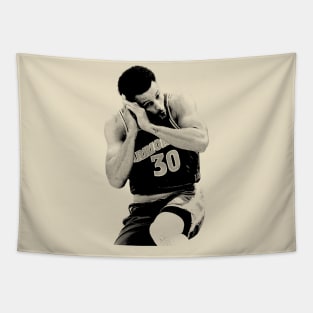 basketball // stephen curry // faded Tapestry