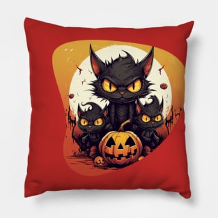 halloween cats Pillow