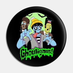 The Ghouligans! Cartoon design by Brian Maze Pin